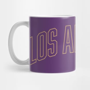 Los Angeles Gold Outline Mug